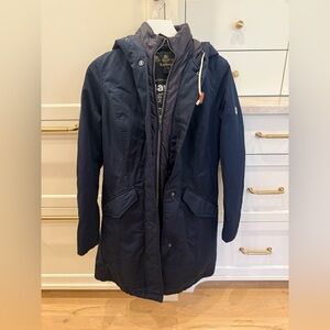 Barbour women’s waterproof jacket with hood